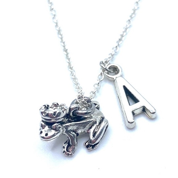 Frog Necklace Wearing Prince Crown - Picture 5 of 8